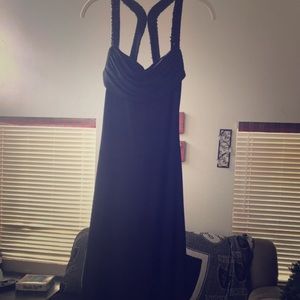 David’s Bridal long black dress size 4